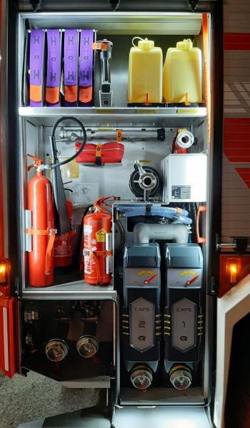 Geräteraum 6 Beifahrer